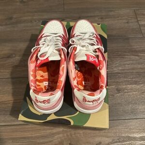 Pink sk8 sta worn once receipt comes with box and bag